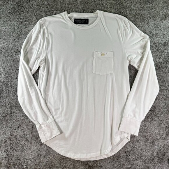 Abercrombie & Fitch Soft AF Tee Sz XS White - Picture 1 of 8